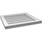Ekena Millwork Vertical Surface Mount PVC Gable Vnt: Non-Functional, w/2"W x 1-1/2"H, Brickmould Frame, 20"W x 18"H GVPVE20X1802SN - alternate 5